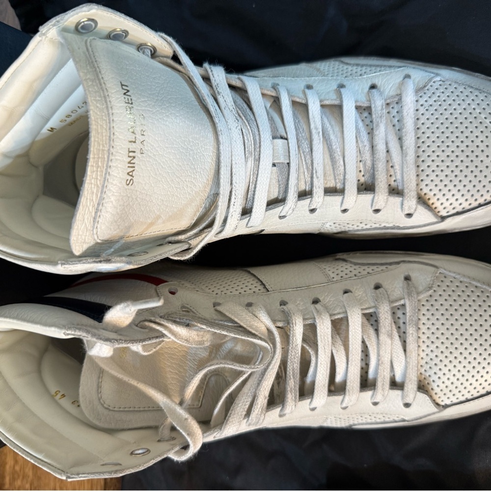 “Dirty” Saint Laurent High Top Sneaker Sz 45 (US 12) - Picture 2 of 6